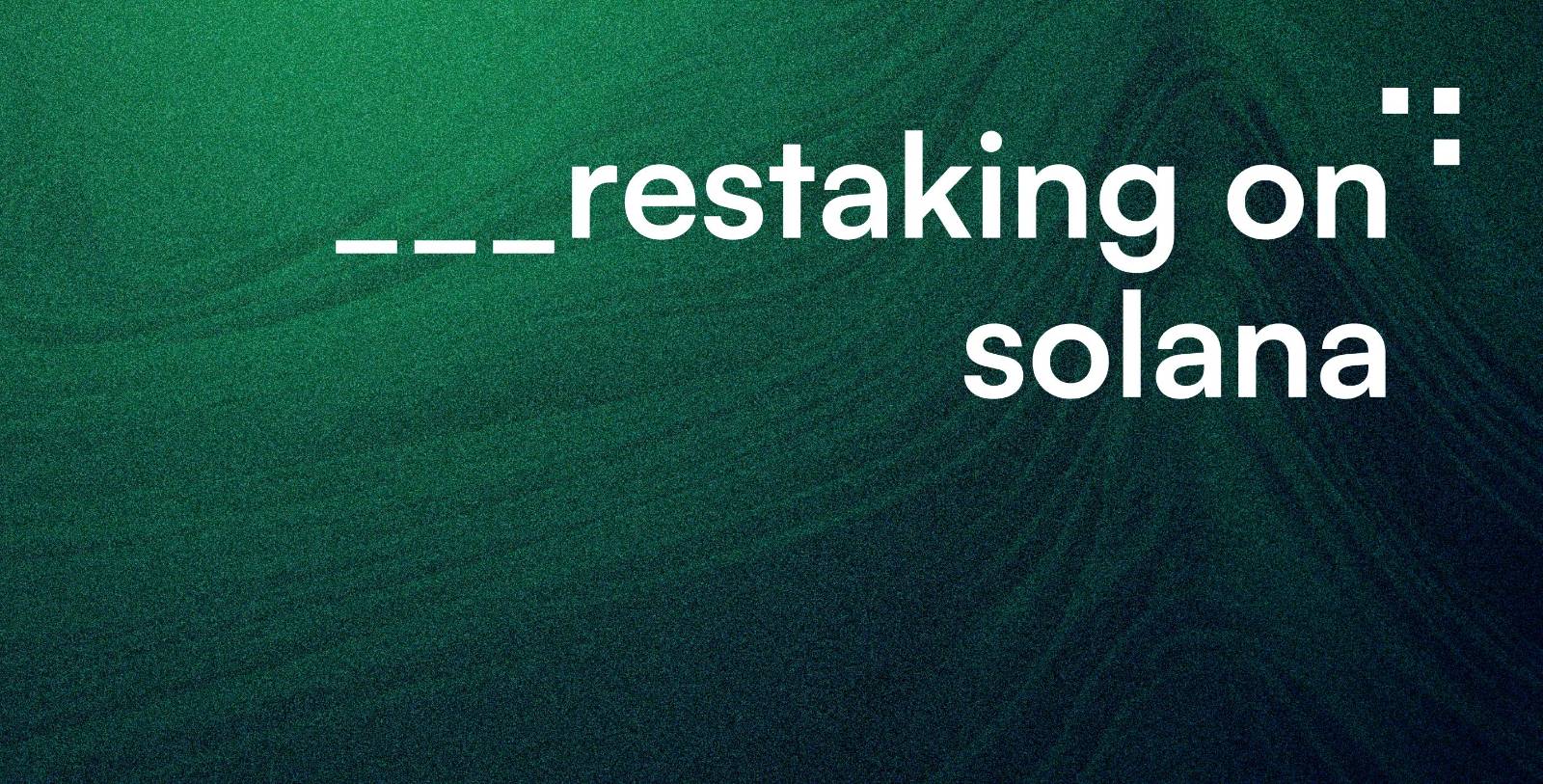 Binance Labs apuesta por Solayer: re-staking de Solana